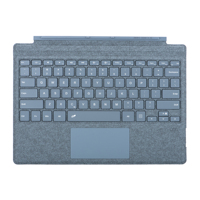 Clavier sans fil pleine taille avec pavé tactile rétroéclairé 7-RGB pour Surface Pro 3/4/5/6/7 USB Type-C – Nouveau modèle pour les voyages d'affaires
