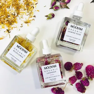 OEM Private Label Óleo Essencial 100% Puro Vegan Wildflower Lavanda Rose Perfumes Cabelo Nail Skin Face Facial Body Massage Oil