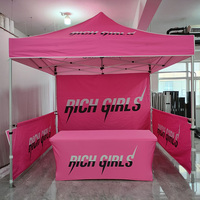 Carpas para Ferias Comerciales y Eventos, Carpa Plegable Promocional Personalizada con Logotipo, Estructura de Aluminio de 10 x 10, Diseño Gratuito