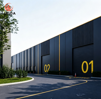 Nave para Ganado Galvanizada por Inmersión en Caliente, Cobertizo para Ganado Resistente al Viento, Estructura de Acero Industrial Prefabricada para Construcción Agrícola
