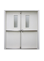 Portes Modernes Économiques pour Hôtels, Cinémas et Théâtres, 34DB, Cadre en Acier, Silencieuses, Double Isolation Acoustique, Métalliques avec Barre de Poussée, Finies