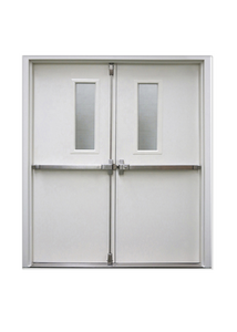 Puertas Económicas para Cines y Teatros, Marco de Acero de 34 dB, Insonorización Doble, Metal con Barra de Empuje, Abatibles, Comerciales - Product Image 4