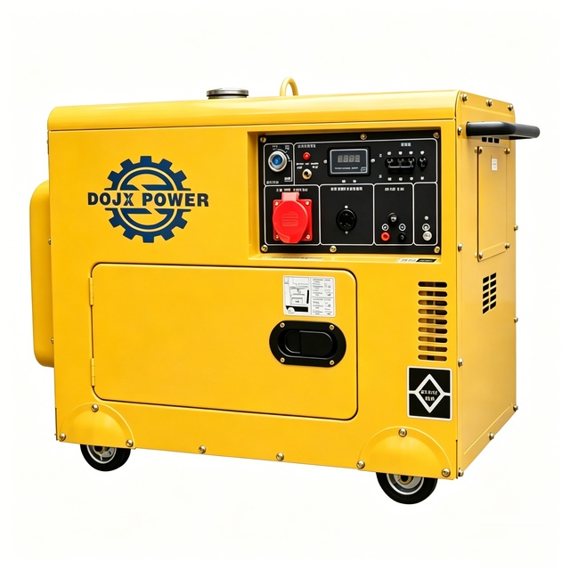 Low Noise Diesel Generator 5/10/15/20KW, 220V Dual Phase, Electric Start with ATS AVR, Large Power Emergency Standby Generator