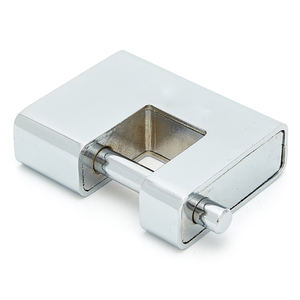 Couvercle en fer pour serrure de conteneur multi-spécifications à clé robuste de 80mm avec cylindre en laiton antirouille et <span class=keywords><strong>cadenas</strong></span> rectangulaire - Product Image 3