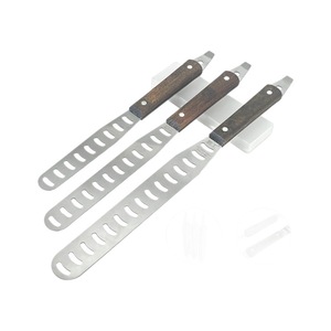 Stainless Steel Paint Scraper Curved Blade With Holes For Ink Paint Mixing Knife - Product Image 4