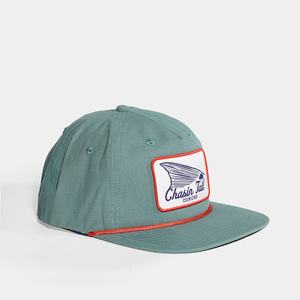 Casquettes personnalisées non structurées avec logo tissé, 5 panneaux, en coton ripstop, snapback - Product Image 6