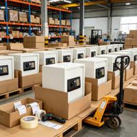 Coffre-fort électronique numérique XBT-Wholesale pour la maison, l'hôtel, le bureau, en acier, avec mot de passe électronique