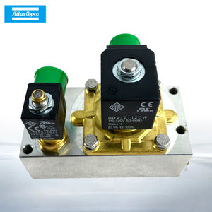 Conjunto de Válvula Solenoide Atlas Copco 1649800391, Piezas Metálicas para Compresores Industriales - Product Image 2