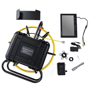 Cámara de inspección de tuberías con pantalla HD de 50m y 9 ", resistente al agua IP68 con 12 LED ajustables, DVR, 16GB, tarjeta SD, cámara de alcantarillado - Product Image 6