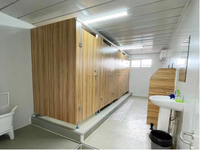 Maison Modulaire Préfabriquée Moderne à Deux Étages, Conteneur Isolé Anti-Ouragan, Mobile, pour Résidence, Chambre, Cuisine, Bureau, Centre Commercial