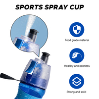 Nouveau extérieur 580ml 750ml couleur étanche gobelets d'eau de pulvérisation sans bpa sport en plastique brouillard bouteille d'eau pour voyager escalade