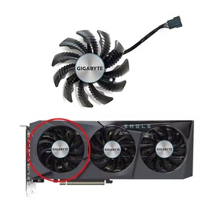 Nuevo ventilador de refrigeración 75MM 4PIN PLD08010S12HH T128010SU para tarjeta gráfica Gigabyte GeForce RTX <span class=keywords><strong>3070</strong></span> <span class=keywords><strong>Ti</strong></span> <span class=keywords><strong>EAGLE</strong></span> OC 8G Falcon - Product Image 6
