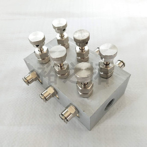 Distributeur d'air en acier inoxydable 304 316 KFQ, bloc de distribution de gaz pour usage industriel - Product Image 3
