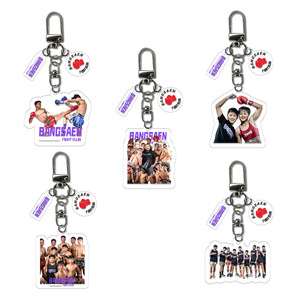 พวงกุญแจอะคริลิคแบบกำหนดเองพร้อมรูปภาพโลโก้ละครไทย LoveSick 2024 ดาราดัง  อะคริลิค BUS TAY Earthmix จี้รูปคนดัง - Product Image 2