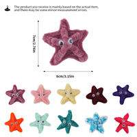 Atelier de broches étoile de mer à yeux bouleux : Créez une jolie étoile de mer à yeux mobiles avec des tiges en chenille – Choisissez parmi 10 couleurs amusantes