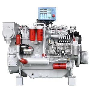 Weichai High Quality Sea Water Cooling System 60hz Powered Boat Use Emergency Small Open Type Marine Diesel Generator