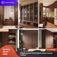 Système de coiffeuse moderne sur mesure - Intégration de dressing de luxe pour chambre principale avec miroir éclairé