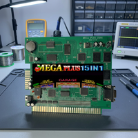 Placa PCB de Juego Arcade FRO Mega Plus 15 en 1, Plástico, 5 Carretes, 9 Líneas, para Máquina de Juegos Operada con Monedas, Versión en Inglés