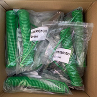 Collage statique antistatique approuvé Atex Mise à la terre Pinces en aluminium connectées avec un câble vert