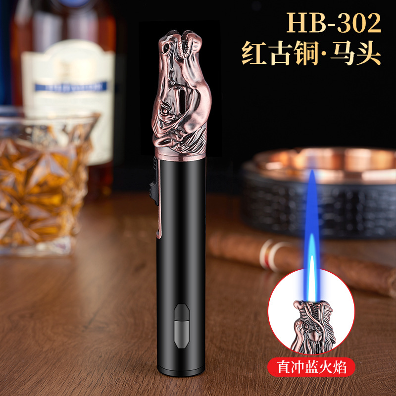 red bronze horse head