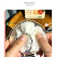 Jouet anti-stress en silicone PU moulable en forme de boule croustillante Tangyuan, petit modèle, pour filles - Meilleure vente