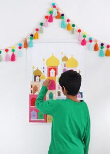 Pafu hồi giáo ramadan trang trí tường nhà đếm ngược 30 ngày ramadan Advent lịch hồi giáo trẻ em ramadan lịch trang trí - Product Image 3