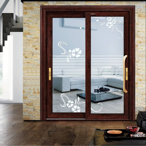 DIAOSI británico de 103 de moda de aleación de aluminio de puertas correderas de aluminio de doble con marco de vidrio Exterior - Product Image 3