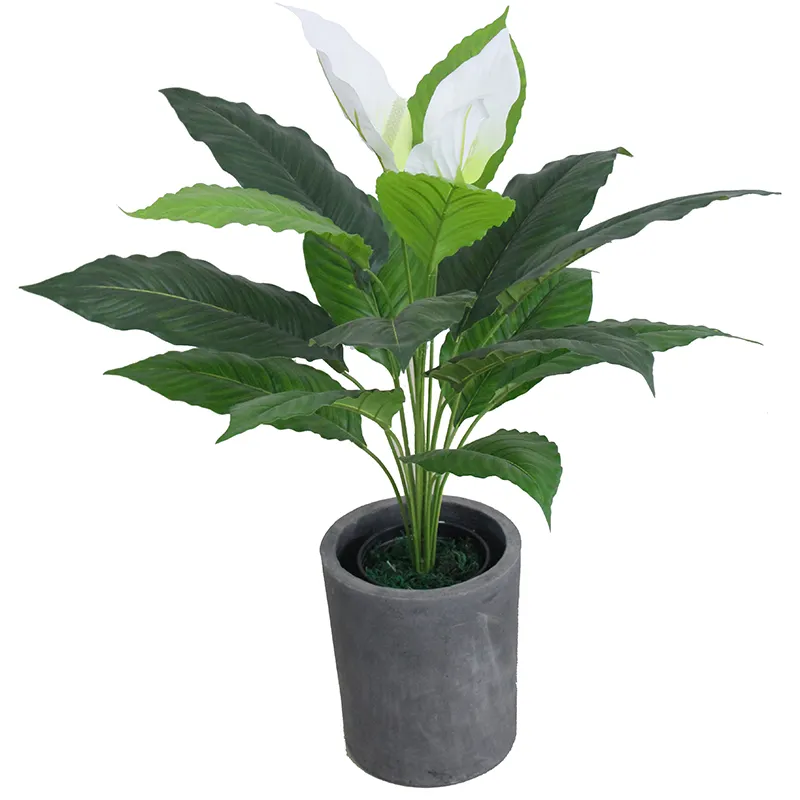 Factory Cheap Silk Lily Flower Bonsai For Home And Garden Decoration Artificial Lily Plants Bonsai For Sale