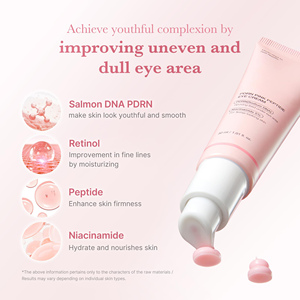 OEM/ODM etiqueta privada al por mayor salmón ADN PDRN ojo para esencia <span class=keywords><strong>Rosa</strong></span> péptido niacinamida 99% para Retinol para tono líneas finas - Product Image 3