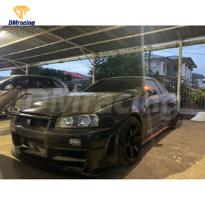Guardabarros delantero de fibra de carbono estilo Nismo Z-Tune para <span class=keywords><strong>Nissan</strong></span> <span class=keywords><strong>R34</strong></span> <span class=keywords><strong>GTR</strong></span> 1998-2002 <span class=keywords><strong>Kit</strong></span> de carrocería - Product Image 4