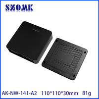 Boîtier ABS 110x110x30mm pour routeur WiFi mobile, carte SIM, point d'accès et appareil Internet portable haute vitesse