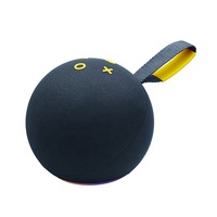 Altavoz Portátil Bluetooth Impermeable para Exteriores, con Gancho, Micrófono Incorporado, Bajos Profundos, Emparejamiento TWS, Luz RGB, Compacto, para Teléfono Móvil y Computadora
