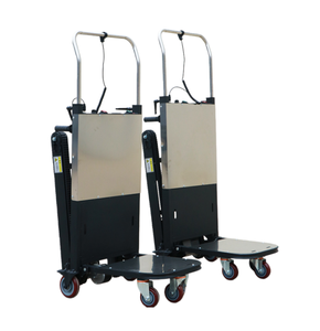 Chariot électrique tout-terrain pour escaliers : certifié CE, rampe pliable et plateforme en acier avec grandes roues - Product Image 3