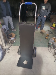 Carretilla Eléctrica <span class=keywords><strong>para</strong></span> Subir Escaleras YCMG, Capacidad de 200 kg, Carretilla <span class=keywords><strong>para</strong></span> Subir Escaleras de Servicio Pesado con Batería y Certificación CE <span class=keywords><strong>para</strong></span> Logística - Product Image 2