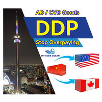 Agente de Ever Ocean Ddp Envío internacional rápido 1866 China Ca Desde Hong Kong Heze City Wenzhou Freight Forwarder a EE. UU. Canadá