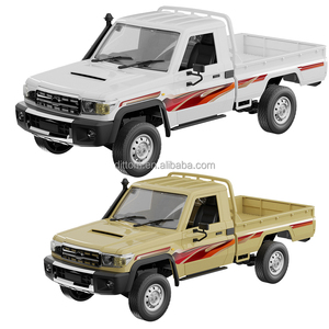 1/14 RC Pickup Truck Unidad trasera Off-Road Vehículos <span class=keywords><strong>de</strong></span> escalada Modelos clásicos Llevar coche <span class=keywords><strong>de</strong></span> carga con luces LED - Product Image 1