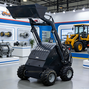 Chargeuse compacte chinoise à direction coulissante 4x4 avec moteur diesel pour usage domestique, agricole et de <span class=keywords><strong>jardin</strong></span> - Product Image 3