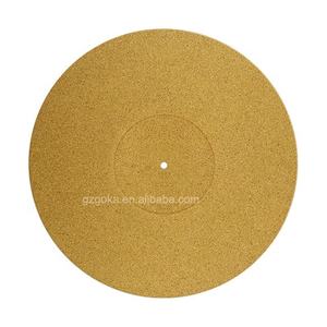 Alfombrilla de plato giratorio <span class=keywords><strong>empotrada</strong></span> 1/8, almohadilla de corcho de 12 pulgadas para tocadiscos, reproductor de discos de vinilo - Product Image 5