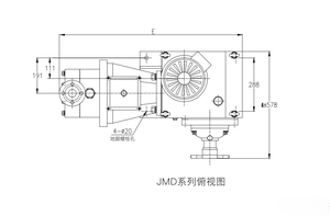 Pompes doseuses hydrauliques à membrane série CNF JMD, moteur haute performance IP55, anti-corrosion, faible puissance 4KW-7.5KW pour l'eau - Product Image 2