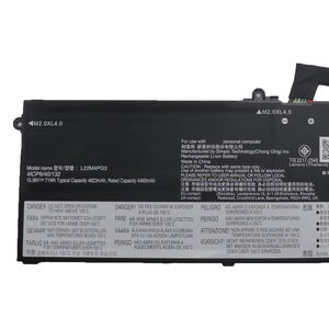 แบตเตอรี่ L22M4PG3 5B11N45397 5B11K39347 L22L4PG3 L22B4PG3 L22C4PG3 สำหรับแล็ปท็อป <span class=keywords><strong>Lenovo</strong></span> <span class=keywords><strong>ThinkBook</strong></span> 16 G5+ 2023 <span class=keywords><strong>Ryzen</strong></span> Edition - Product Image 2