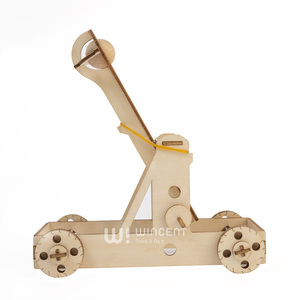 Kit <span class=keywords><strong>de</strong></span> Montage <span class=keywords><strong>de</strong></span> Modèle en Bois <span class=keywords><strong>de</strong></span> Trebuchet Ancien, Véhicule <span class=keywords><strong>Catapulte</strong></span>, <span class=keywords><strong>Jeu</strong></span> Éducatif <span class=keywords><strong>de</strong></span> Casse-tête, Projet Scientifique Manuel pour Étudiants - Product Image 2