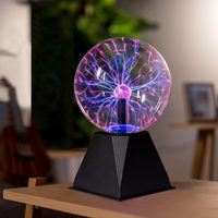 Mainan sensorik rgb warna mengubah sentuhan ajaib bola plasma 10 inci lampu bola plasma