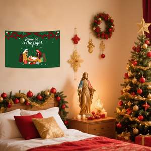 Advent vải cờ 1.6x2.5 feet trống vải tùy chỉnh vải cờ truyền nhiệt in ấn - Product Image 3