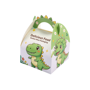 Boîte à repas jetable personnalisée en papier pour enfants, thèmes Happy Farm, Marvel, Kpop, <span class=keywords><strong>Pizza</strong></span>, Restaurant, Emballage Premium 4 compartiments - Product Image 5