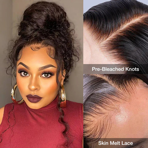 2025 diskon besar 100% instalasi mudah rambut manusia Wig tanpa lem HD renda tali penarik tak terlihat untuk 360 Wig renda - Product Image 4