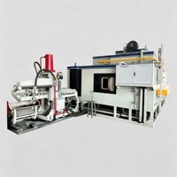 Horno de calentamiento industrial de aluminio de 700T, 20KW, 380V, con PLC y calentador de múltiples bloques para prensa de extrusión, África