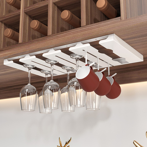 Accesorios de cocina de acero inoxidable 304 a la moda, estante para copas de vino, estante de almacenamiento para copas de vino tinto, soporte para copas de vino - Product Image 6
