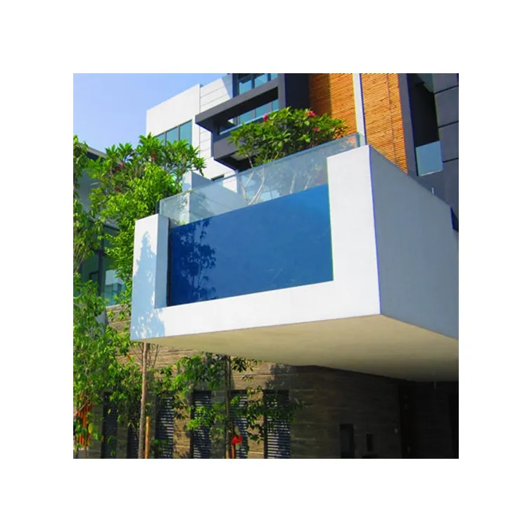 outdoor transparent glass acrylic swimming pool clear acrylic panels plastics cast modern style pools swimming
