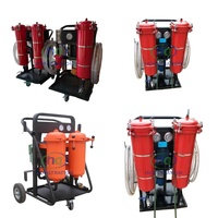 Máquina de filtración de aceite hidráulico de tres etapas de doble tubo móvil HQFILTRITION, HQFILTRITION, 1 unidad