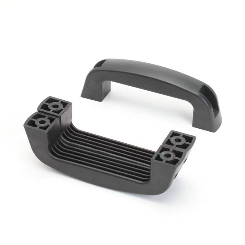 Square Plastic Handle, L120mm, Reinforced, Surface-mounted Welding Machine Handle, Industrial Equipment Cabinet Handle.